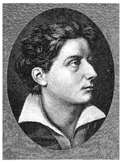 German Literature Artwork Prints: Schiller during his on the Hohe Karlsschule school