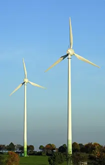 Eco Friendly Power Generation Prints: Schmidt wind farm, Eifel mountain range