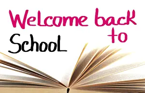 Back To School Scene Prints: Back to school background