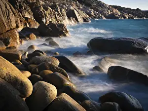 Evening Sun Landscape Prints: On the seashore