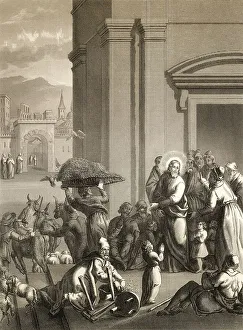 Sacred Building Representation Prints: The second cleansing of the Temple