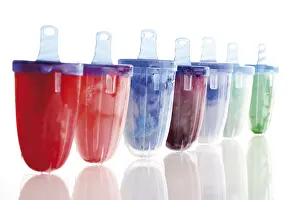 Colourful Still Life Images Prints: Self made popsicles