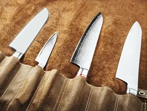 Food Photography Concepts Prints: Set of professional cook tools