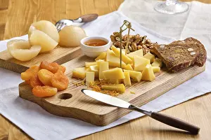 Wine Appetizers Prints: Set of various appetizers for wine