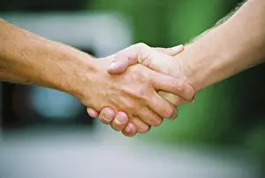 Peace Symbol Prints: Shake hands