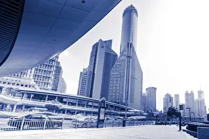 Deserted Urban Landscape Prints: Shanghai