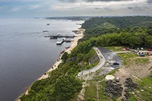 Amazonas State Brazil Prints: Shore of the Amazon river, Manaus