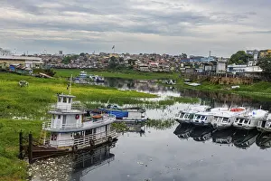 Prints of Sidearm of the amazon, Manaus, Amazonas state, Brazil Manaus Prints: Sidearm of the Amazon Print, Manaus, Brazil