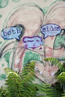 Graffiti Wall Prints: Both sides, graffiti on a wall
