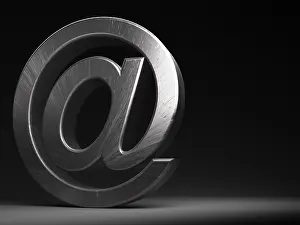 At Sign Symbol Prints: At sign