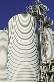 Empty Warehouse Storage Prints: Silo
