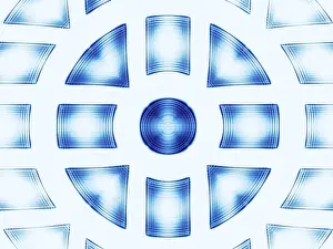 Digital Decorative Item Prints: Simple technology background - abstract computer-generated image