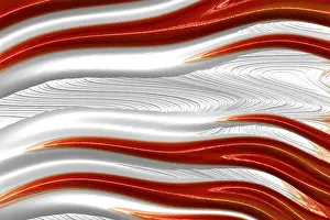Fractal Background Prints: Simple wavy background - computer-generated image