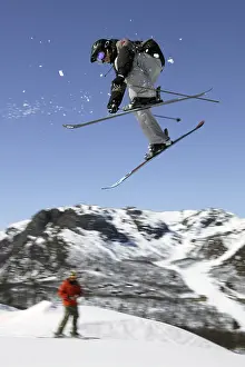 Snowy Landscape Prints: Ski jumping