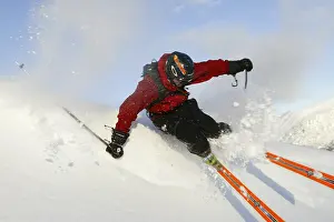 Prints of Skiing in Norway Sport Prints: Print of Skiing in Norway