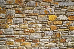 Prints of Slate stone masonry stone wall in Andorra Pyrenees Andorra Prints: Slate Stone Masonry Wall Print, Andorra Pyrenees