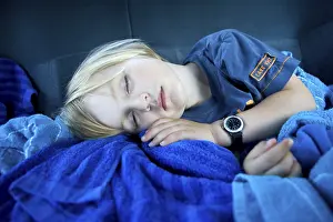 Young Boy Resting Prints: Sleeping child