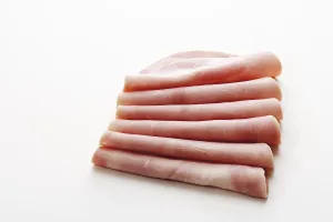 Cut Out Food Images Prints: Several slices of ham