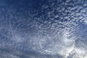 Cirrocumulus Clouds Prints: Small fleecy clouds (Cirrocumulus)