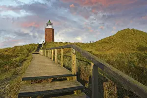 Northern Germany Lighthouse Prints: Small lighthouse, Quermatenfeuer
