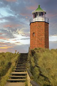 Northern Germany Lighthouse Prints: Small lighthouse, Quermatenfeuer