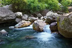 Motion Blur Waterfalls Prints: Small waterfall
