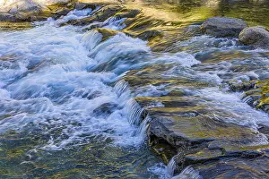 Northern Italy Landscape Shot Prints: Small waterfall in the Passer River