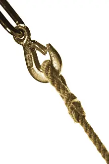 Studio Still Life Photography Prints: Snap hook and rope