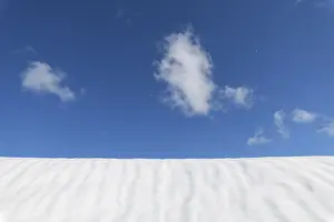 Southern Germany Winter Scene Prints: Snow surface with sky and cloud