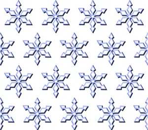 Ice Crystal Structure Prints: Snowflakes, patterns, background