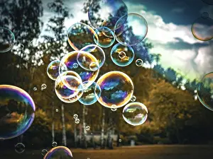 Hygienic Cleanliness Prints: Soap bubbles