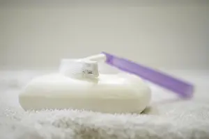 Beauty Products Prints: Soap and Razor
