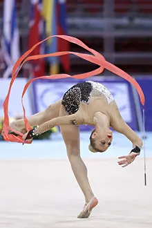 Rhythmic Gymnastics World Cup Prints: Sofia, Bulgaria - 6 May, 2017: Noemi Peschel from Germany performs during Rhythmic Gymnastics World Cup Sofia 2017