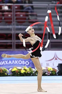Rhythmic Gymnastics World Cup Sofia 2017 Prints: Sofia, Bulgaria - 6 May, 2017: Anna Afuxenidi from Kazakhstan performs during Rhythmic Gymnastics World Cup Sofia 2017