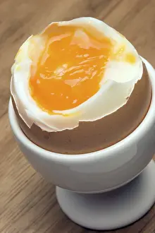 Grocery Store Eggs Prints: Soft boiled egg in cup