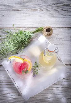Citrus Fruit Drink Prints: Soft drink