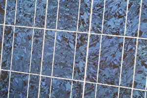 Green Energy Production Prints: Detail of a solar cell, polycrystalline