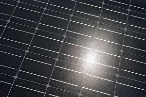 Ecofriendly Renewable Energy Prints: Solar cell with reflected sun