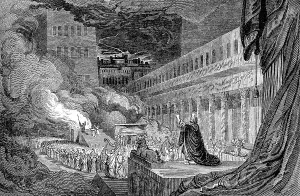 Jerusalem Historic Landmarks Prints: Solomon dedicates the First Temple at Jerusalem