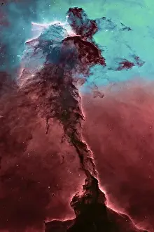 Starry Night Sky Prints: Space Background, The Eagle Nebula