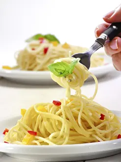 Spaghetti Meal Prints: Spaghetti with fork