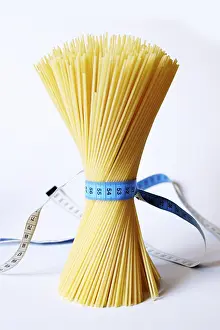 Spaghetti Dish Prints: Spaghetti with yard stick