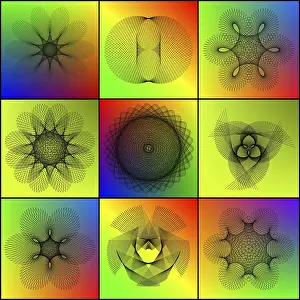 Geometric Design Prints: Spirography