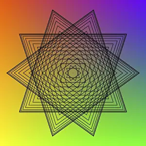Abstract Geometry Prints: Spirography