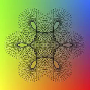 Geometric Design Patterns Prints: Spirography