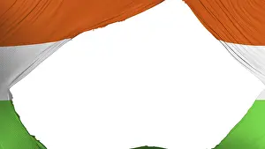 Prints of Split Niger flag, white background, 3d rendering Related Prints: Split Niger Flag Print, 3D Rendering on White Background