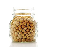 Nutrition Facts Prints: Split peas in a jar