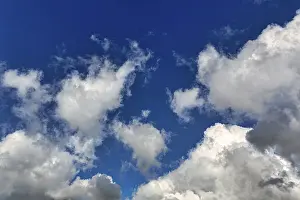 Spring Cloud Photography Prints: Spring clouds in the blue sky, Ring of Kerry