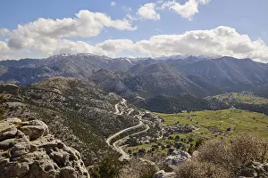 Blue Sky West Crete Prints: Spring in Crete, Askifou Plain