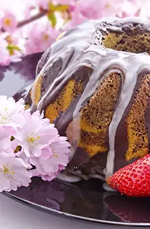 Speciality Baked Goods Prints: Spring marble cakes